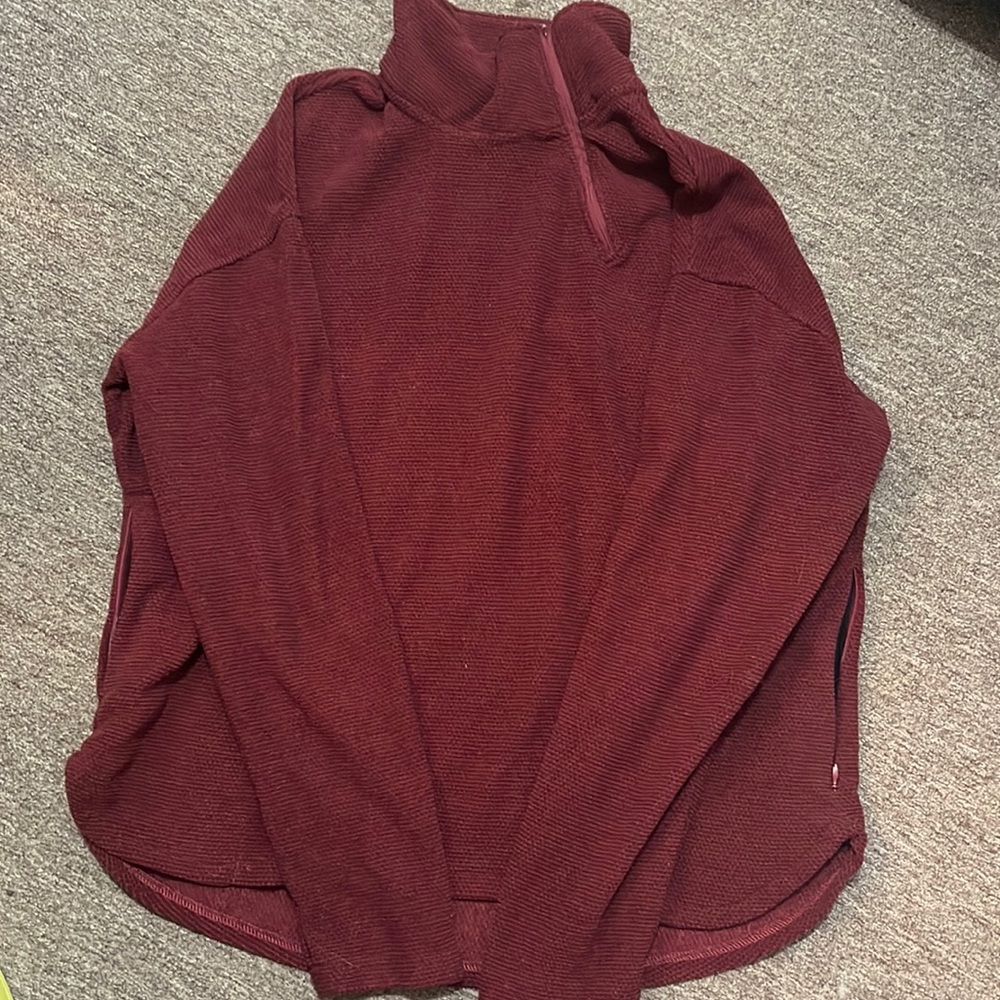 Red Mountain Khakis Pull-Over Fleece with ThumbHoles